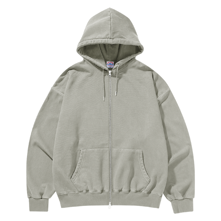 YK Washed Zip Hoodie