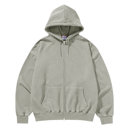 YK Washed Zip Hoodie