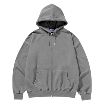 YK Washed Zip Hoodie