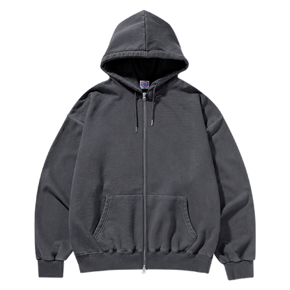 YK Washed Zip Hoodie