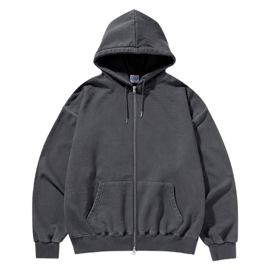 YK Washed Zip Hoodie