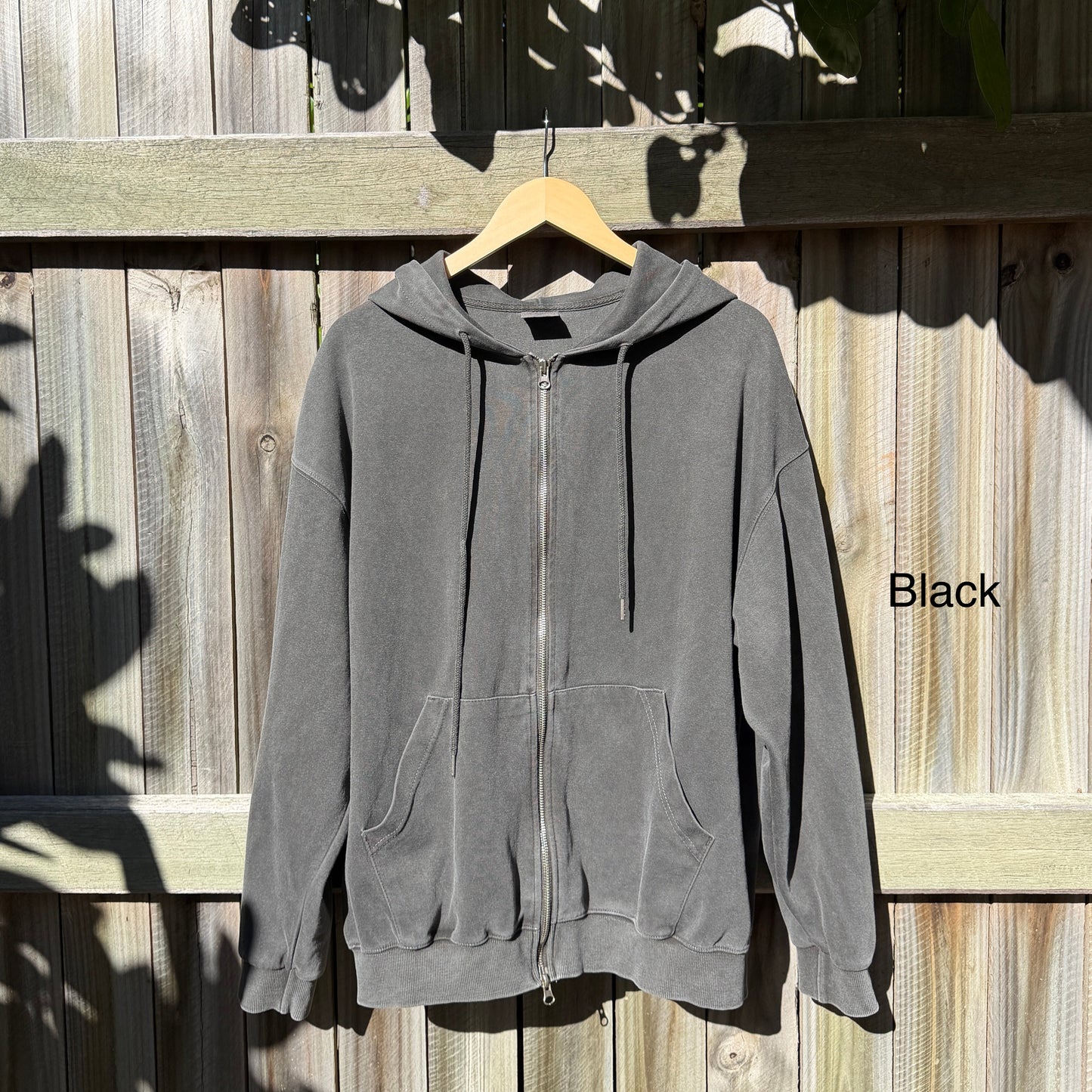YK Washed Zip Hoodie