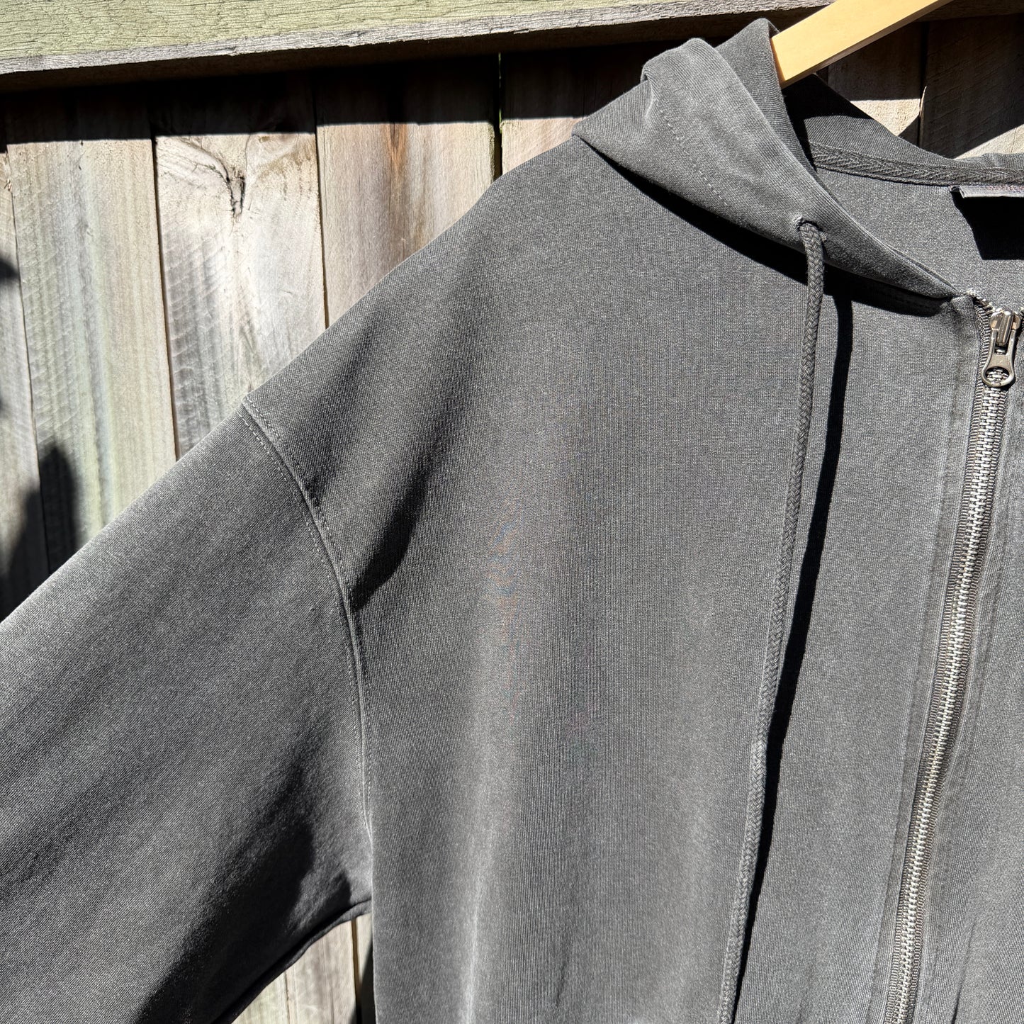YK Washed Zip Hoodie