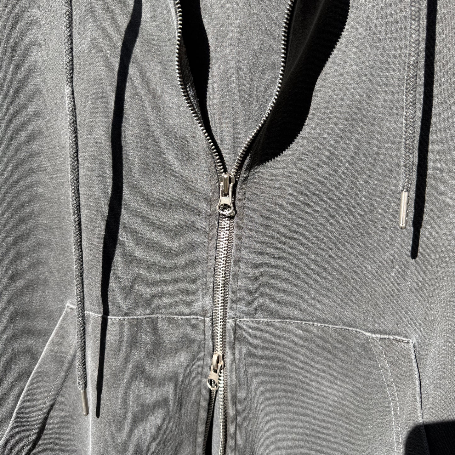 YK Washed Zip Hoodie