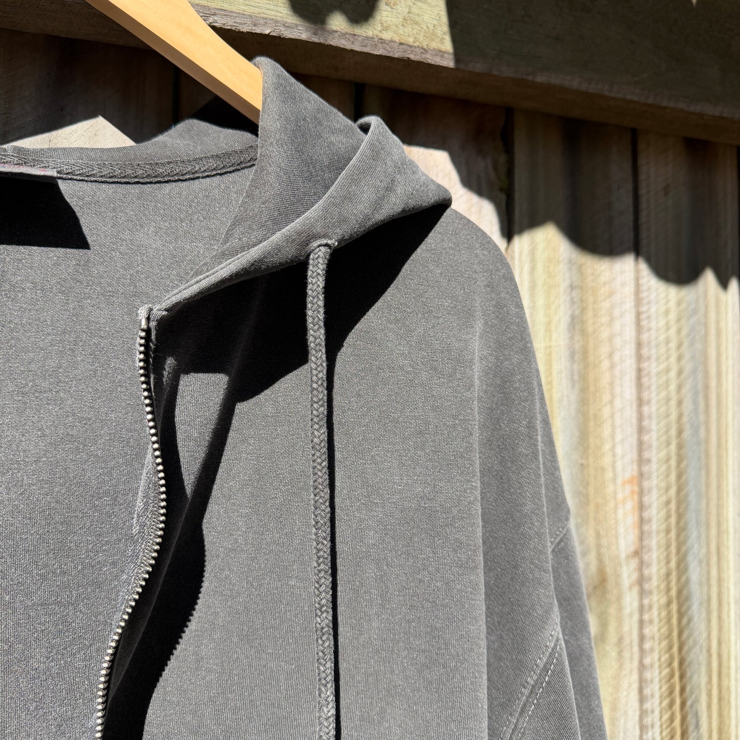 YK Washed Zip Hoodie